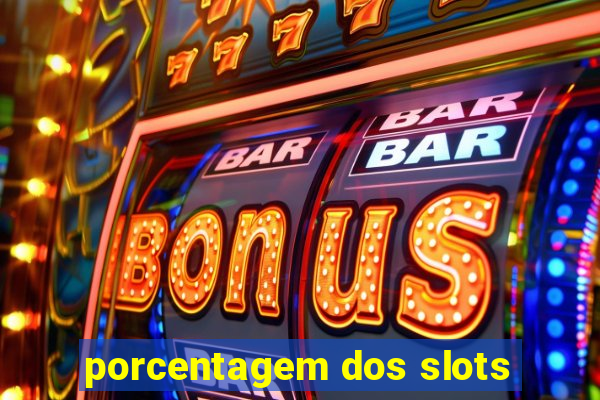 porcentagem dos slots